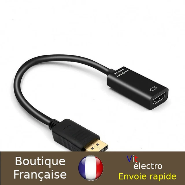 Convertisseur DP DisplayPort mâle vers HDMI femelle 4K 1080P Full HD 5097Z