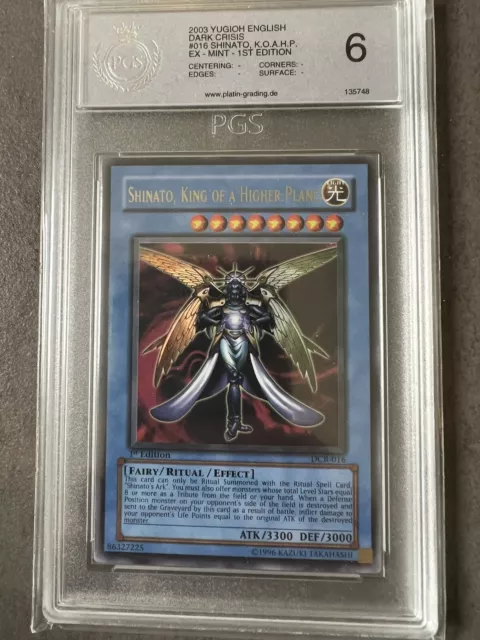 Yugioh PSA PGS BGS Graded Slab Shinato King Of A Higher Plane DCR 1. Exc-NM UR