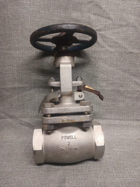 Powell U.S.A. 2" 200 CF8M Stainless Steel Gate Valve Read