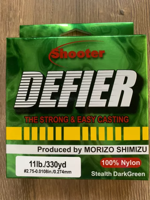 Sunline Shooter Defier Nylon Fishing Line 330yd. Spool 11 lb