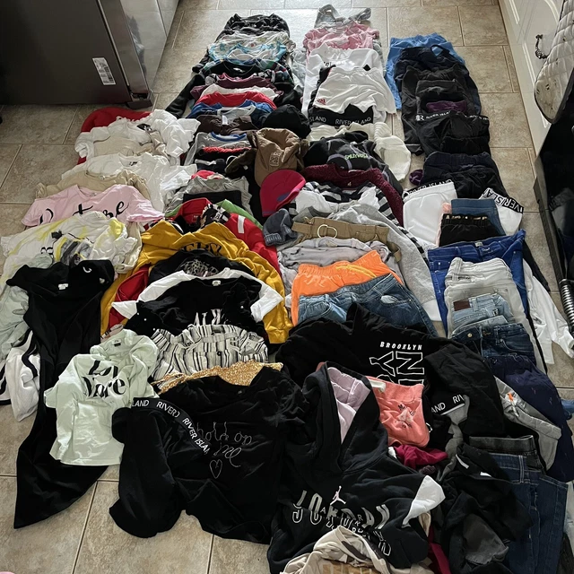 Bundle 110+ girls Boys clothes age 8-14 years Lots Of River Island Next adidas