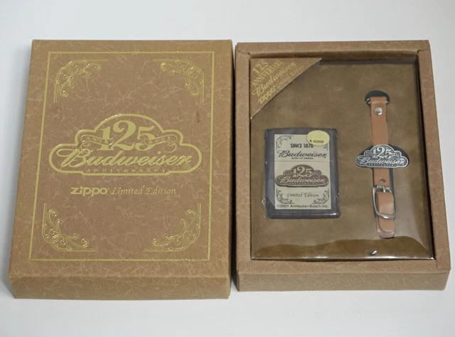 Zippo Budweiser 125Th Anniversary Limited Edition Japan 05281