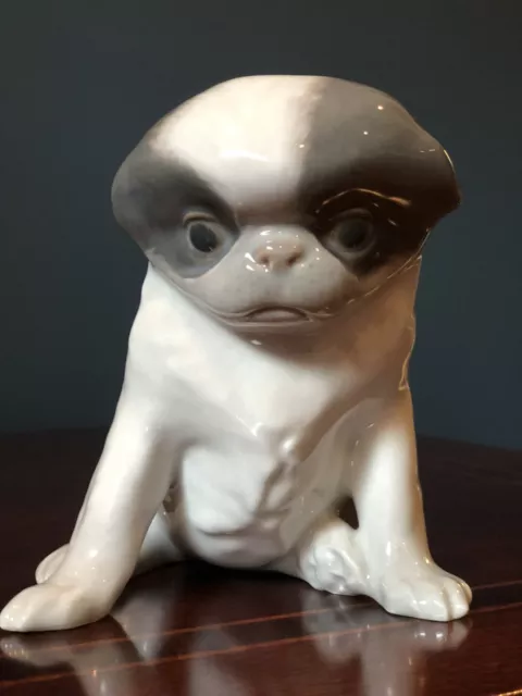 Royal Copenhagen Dog Figurine #448 "Pekingese Puppy" - E. Nielsen