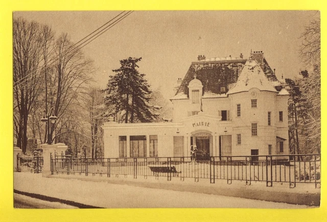 cpa FRANCE 95 - ERMONT Val d'Oise La nouvelle MAIRIE sous la NEIGE