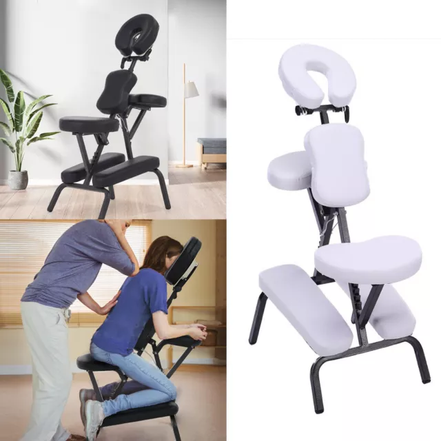 Tattoo Massage Chair Adjustable Portable Folding Body Beauty Salon Therapy Stool