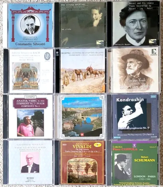 Classical Rare & Collectable CDs X 12 (13 Discs) Job Lot Bundle