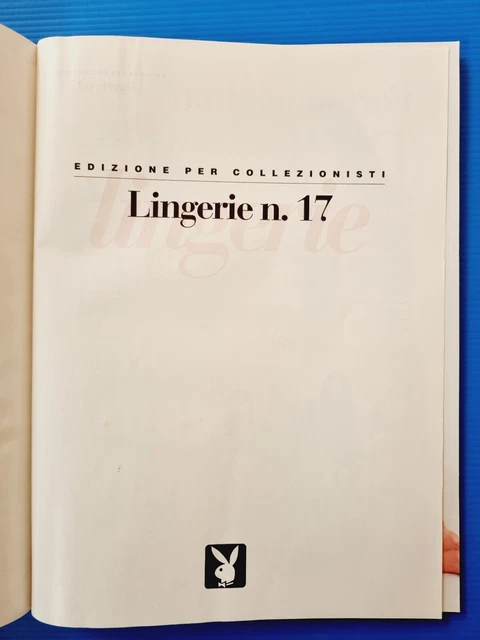 RARO PLAYBOY ITALY 17° Lingerie Joy Behrman-Oreskovich-Zdrok-Baggett