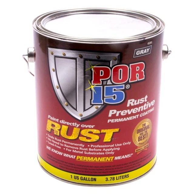 POR-15 45201 1 gal Gray Spray-On Rust Preventive Coating