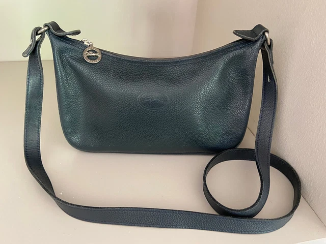 Sac longchamp bleu marine cuir online