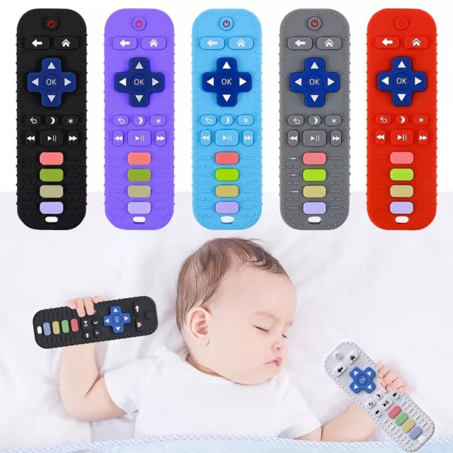 Rod Cartoon Baby Teething Toy Chew Toy Relief Soothe Toy Remote Control Teether