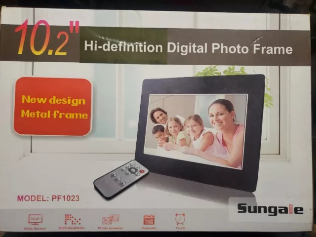 Sungale 10.2 Hi-definition Digital Photo Frame Model PF 1023