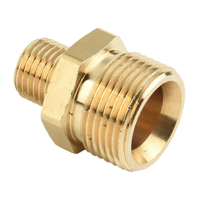 Connettore Rapido Per Idropulitrice 3/8' - Raccordo Maschio/Femmina In Ottone E Acciaio Inox Per Tubo Alta Pressione (Scegli La Versione)