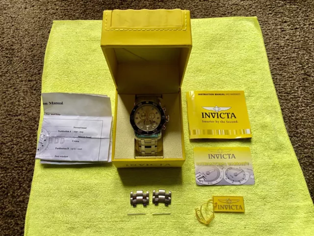 invicta mens watch For Spares & Repairs