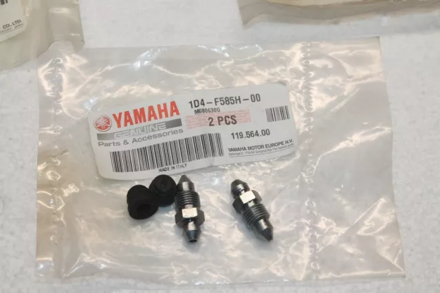 1x VIS DE PURGE pour YAMAHA DT50 XT125 ..ref: 1D4-F585H-00 * NOS NEUF ORIGINAL