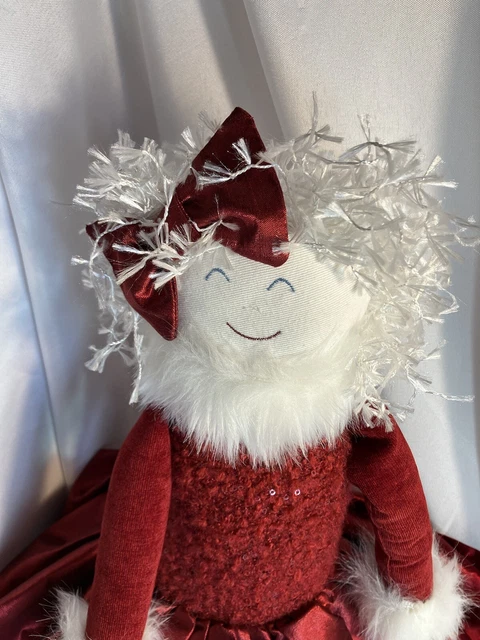 Woof & Poof 29” Head To Toe Christmas Girl Beautiful Red Dress