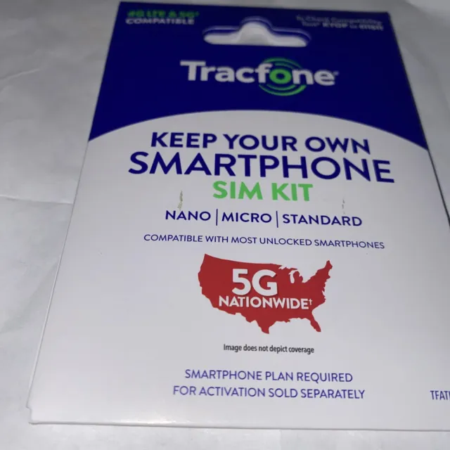 50X Verizon To TracFone BYOP Bring Your Own Phone Sim Card 3/1 Save Kit Nano