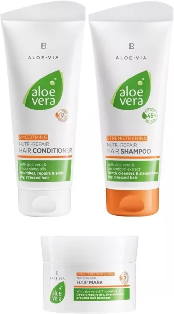 LR ALOE VIA Aloe Vera Nutri-Repair Set de soins capillaires