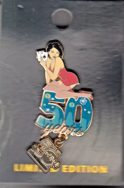 Hard Rock Cafe Pin: Cincinnati 50th Anniversary Girl Series le200