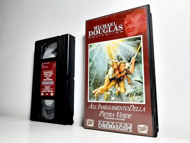 All’Inseguimento Della Pietra Verde VHS VERSIONE CINEMASCOPE 20TH CENTURY FOX