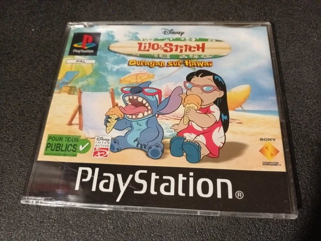 PS1 PLAYSTATION 1 PAL Disney Lilo et Stitch ouragan sur Hawaii promo