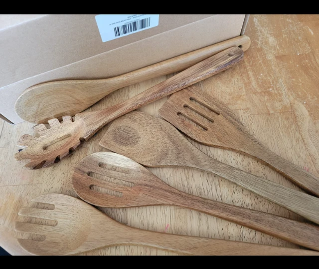 Wooden Spoons 6 Piece Non