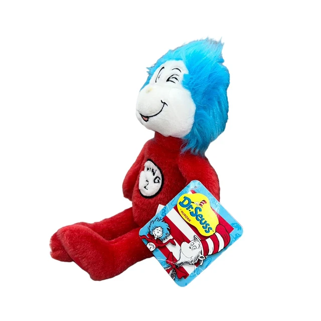 Dr. Suess Thing 2 Plush Set 8" The Cat in the Hat Aurora World 2021