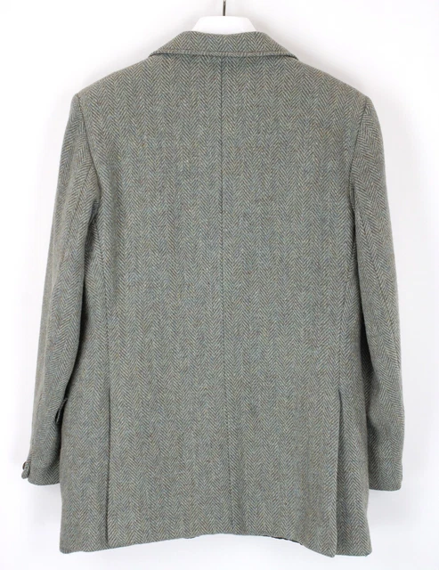 Harris Tweed Giacca Uomo ~ Medio Monopetto Lana con Motivo Foderato 2