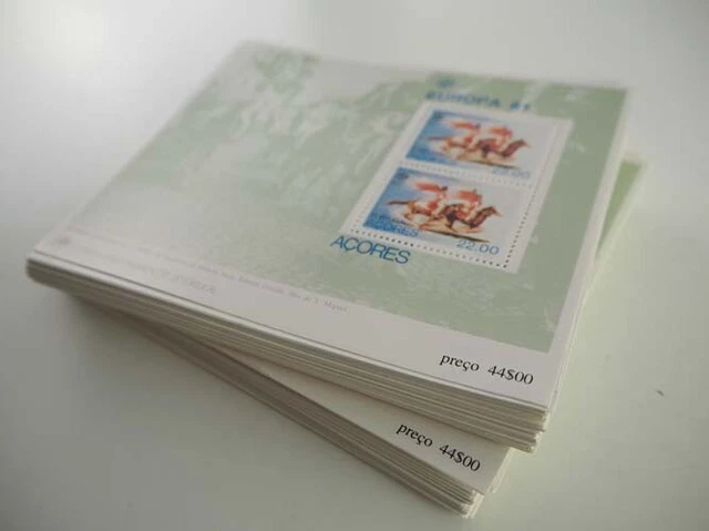 1981 Portugal Azoren; 200 Blocks Europa, postfrisch/MNH, Bl. 2, ME 800,-