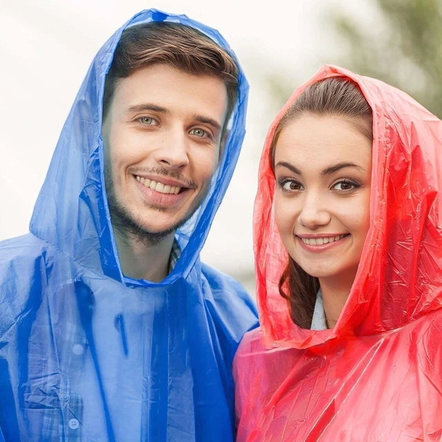 NONE Unisex Regenmantel Transparenter Regenmantel E Produktbild-Vorschau 6