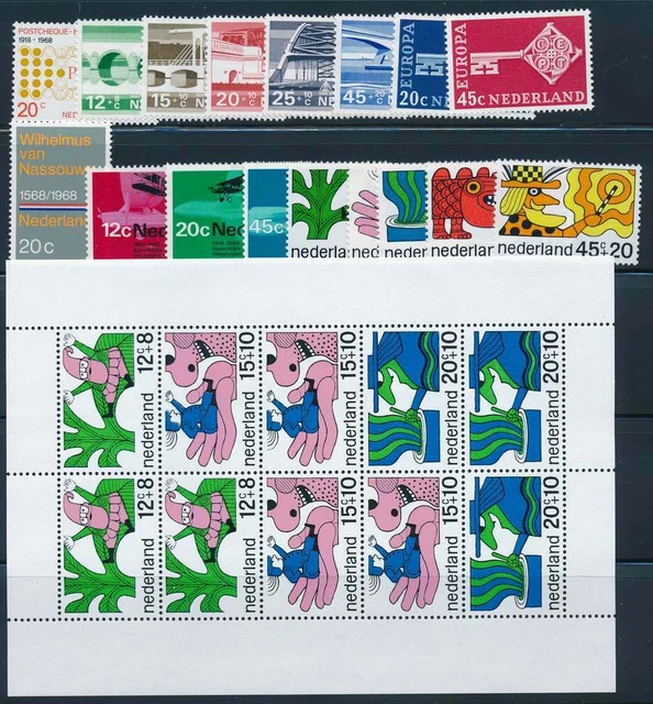 Niederlande Jahrgang 1968 postfrisch/** komplett (73994)