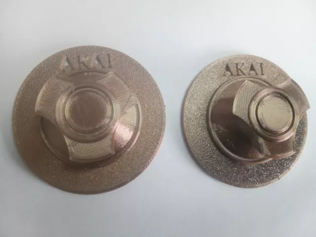 AKAI Reel To Reel Tape Deck Spool Retainers (two) (3D printed)