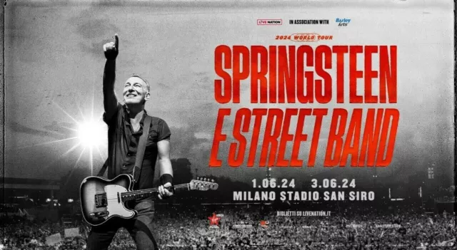 N. 2 biglietti concerto Bruce Springsteen 01/06/2024 Milano San Siro 1 Anello