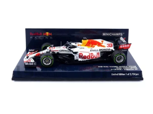 Minichamps 1/43 410211633 Red Bull Rb16B Honda - Turkish Gp 2021 (M. Verstappen)