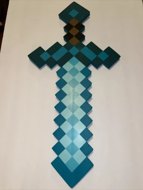 Minecraft Foam Iron Sword - Thinkgeek - 22”Length. Preowned - Cosplay