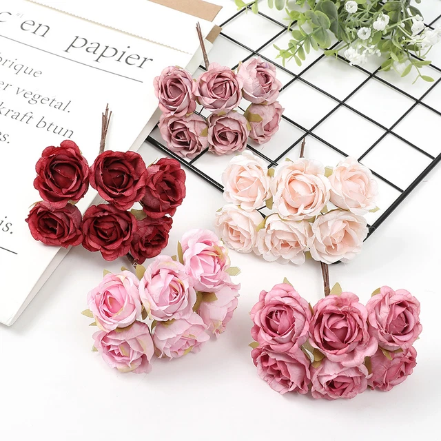 Finta Decorazione Pianta Simulata Ampia Applicazione Vintage Elegante Fiore Falso Riutilizzabile