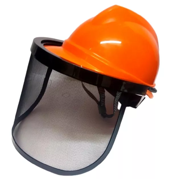 Casco Elmetto Protettivo Con Visiera A Rete Decespugliatore Tagliaerba 07320