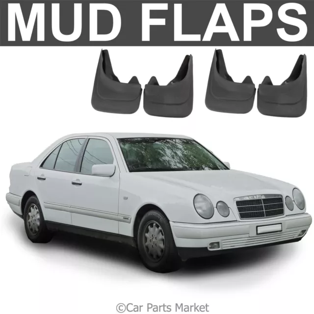 Mud Flaps Splash guard for Mercedes E-class W210 set of 4x front and rear