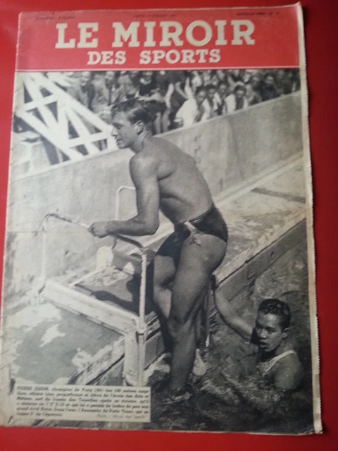 MIROIR DES SPORTS N°1231 11/04/1968 - Victoire Eddy Merckx Paris-Roubaix - Rare