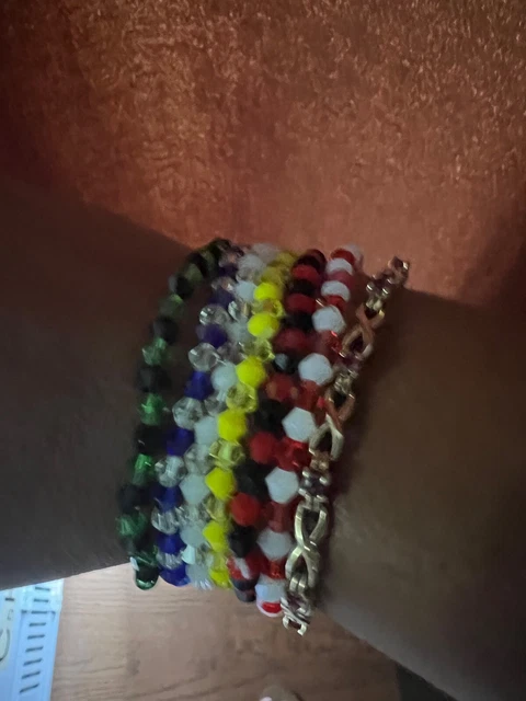 15 Pcs Ilde Already Blessed Bracelet Santeria,obattala,Orula,Oshun,OGGUN, Elegua - Foto 2