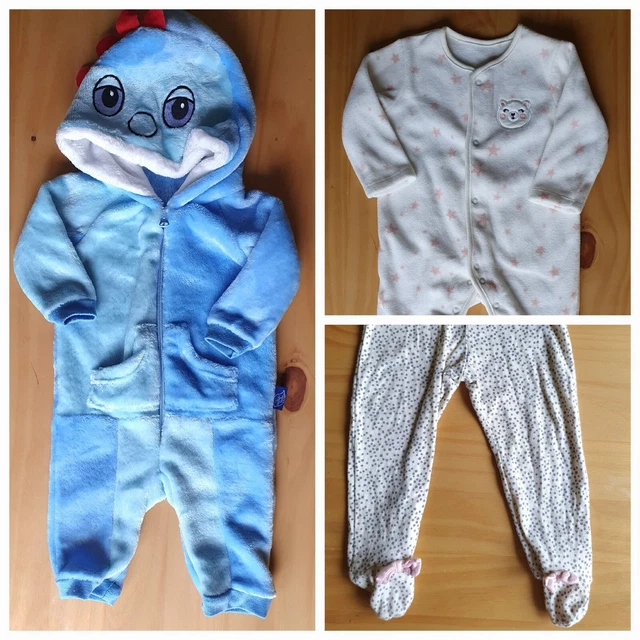 Baby Girls 6-9 Months Sleep Clothes Bundle⭐️ Inc Sleepsuit, All In One ⭐️