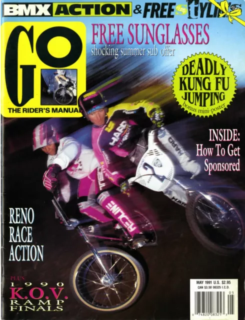 Freestylin'/BMX Action = Go - Volume 02 #07 - May 1991 - FREE SHIPPING