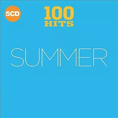 Various Artists : 100 Hits: Summer CD Box Set 5 discs (2018) Fast and FREE P & P