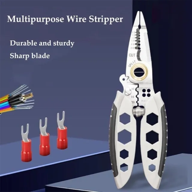 Multipurpose Electrician Crimpe Pliers Professional Wire Stripping Tool