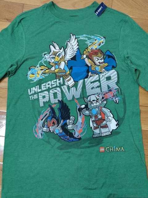 Lego Legends of Chima Unleash The Power Kids Long Sleeve T-shirt XL 14-16 New