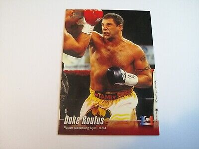 DUKE ROUFUS K-1 Kickboxing 2001 Trading Card UFC MMA PRIDE RIZIN Topps