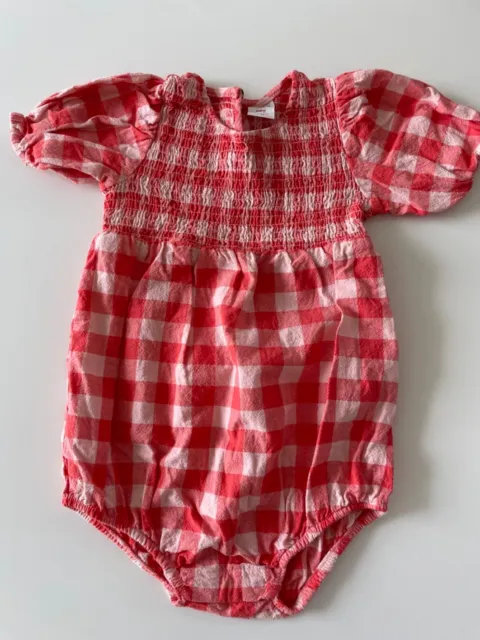 Preloved Baby’s Clothing - Seed Gingham Romper size 18-24 Mths