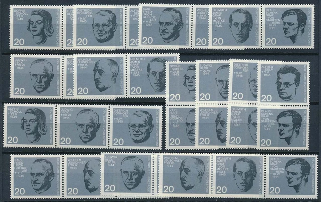 Bund Nr. 431-438 postfrisch ALLE 14 Zusammendrucke aus Block 3 #200567