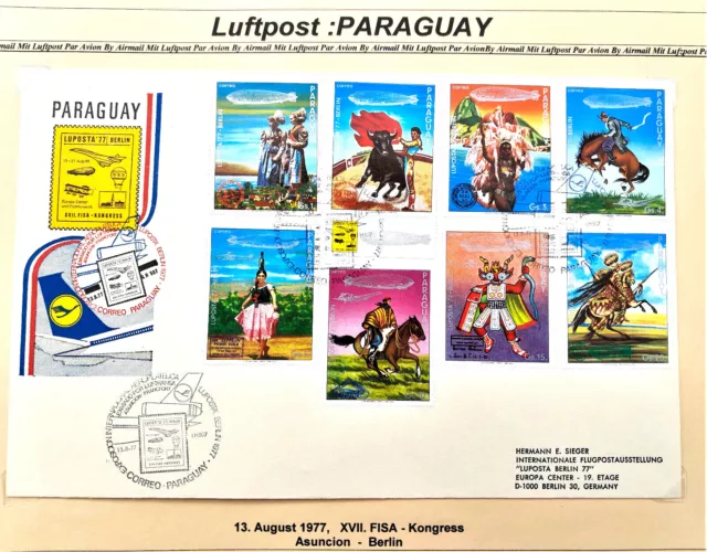 Paraguay - Luftpost nach Berlin,