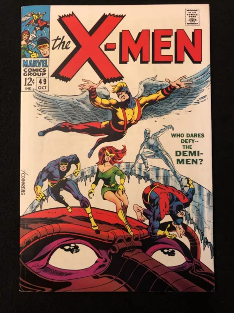 X-Men 49 7.5 8.0 Marvel 1968 Steranko High Gloss Mylite 2 Double Boarded Mo