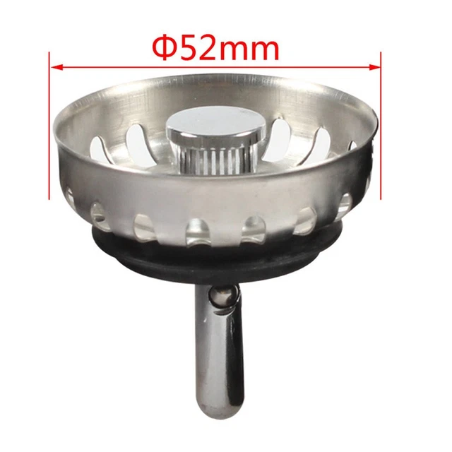 CAPTEUR DE DRAIN De Cheveux Pour évier De Cuisine Bouchon En Acier
